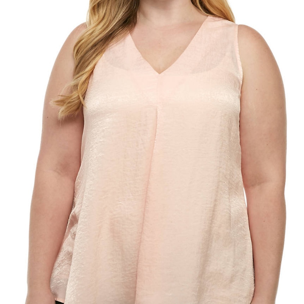 New directions pink sleeveless tank top